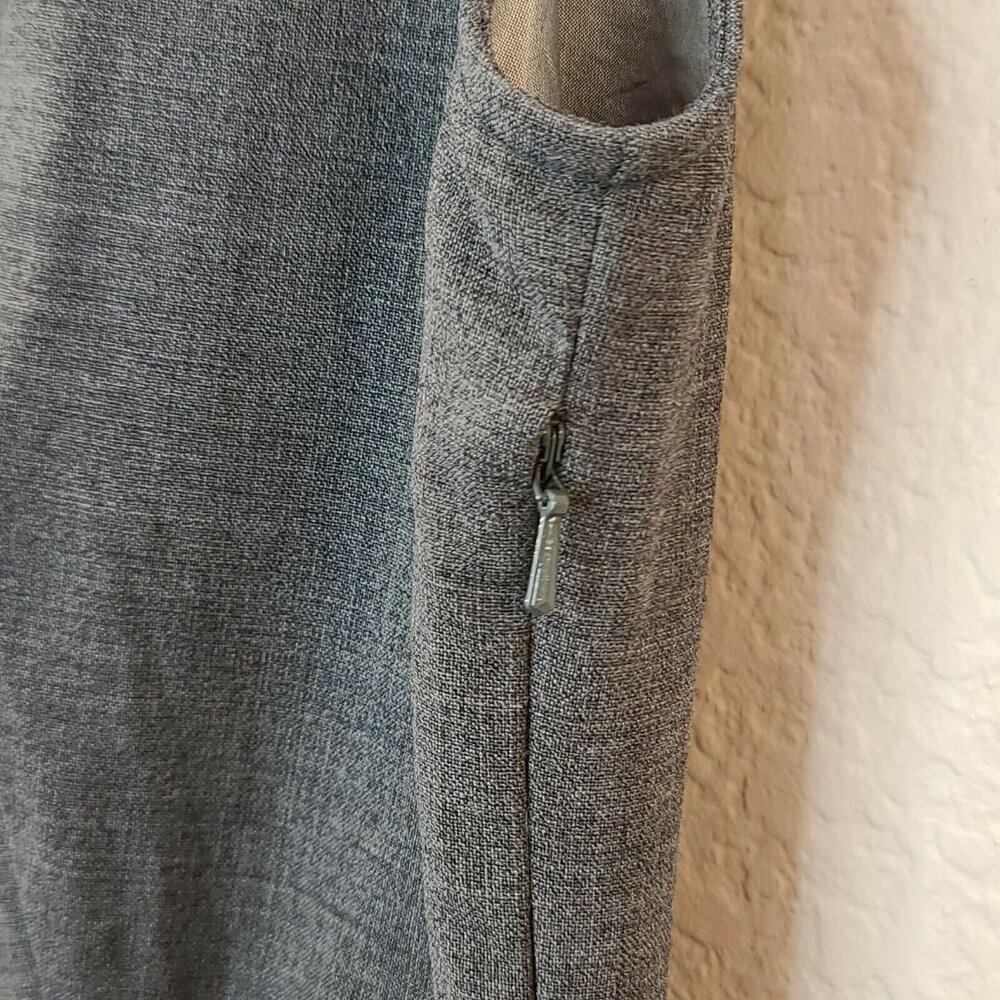 Lorick Women Dress Size 8 Gray Wool Sheath Sleeveless Pockets Casual Work Office - Picture 9 of 12